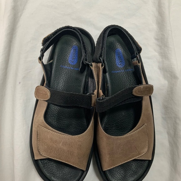 Wolky Tan Leather Jewel Platform Sandals in EU size 40 - Picture 4 of 5